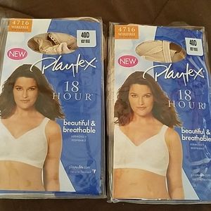 Two new Playtex 18-hour bras